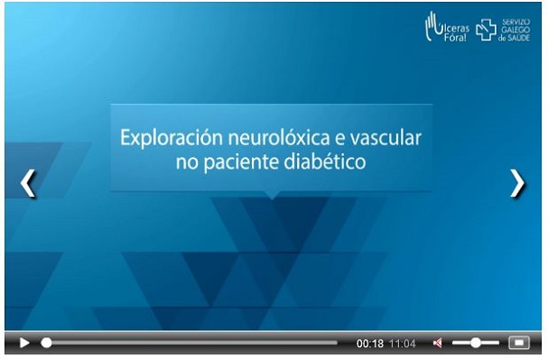 Visor Vídeo sobre a exploración neurolóxica e vascular no paciente 